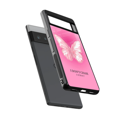 Attract Mode sleek google pixel 6 pro cover with tempered glass back and TPU edges