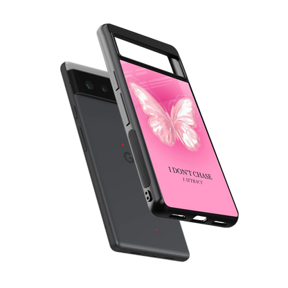 Attract Mode sleek google pixel 6 cover with tempered glass back and TPU edges