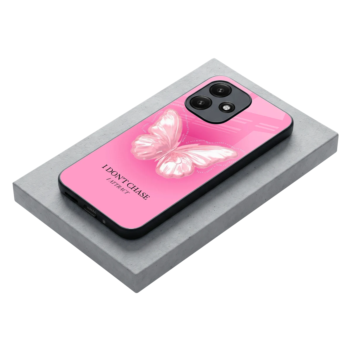 Attract Mode stylish phone case for redmi 12 5g | glossy glass and slim fit
