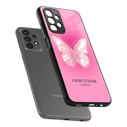 Attract Mode sleek samsung galaxy a23 cover with tempered glass back and TPU edges