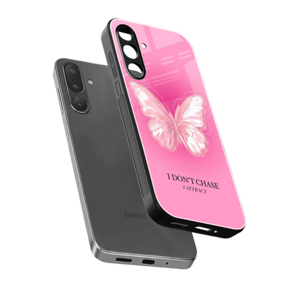 Attract Mode sleek samsung galaxy m56 5g cover with tempered glass back and TPU edges