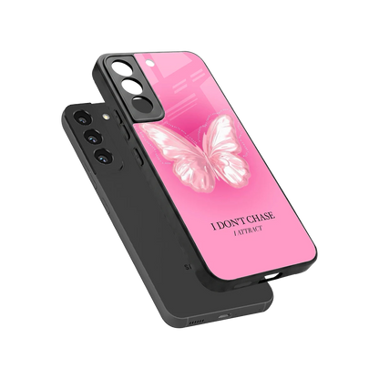 Attract Mode sleek samsung galaxy s22 cover with tempered glass back and TPU edges