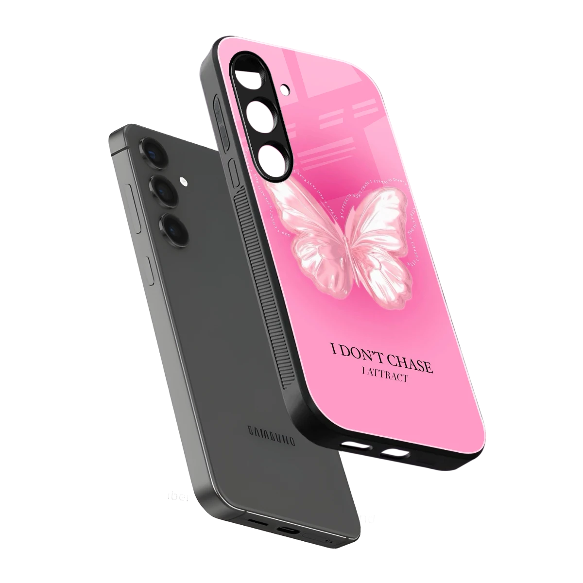 Attract Mode sleek samsung galaxy s24 plus cover with tempered glass back and TPU edges