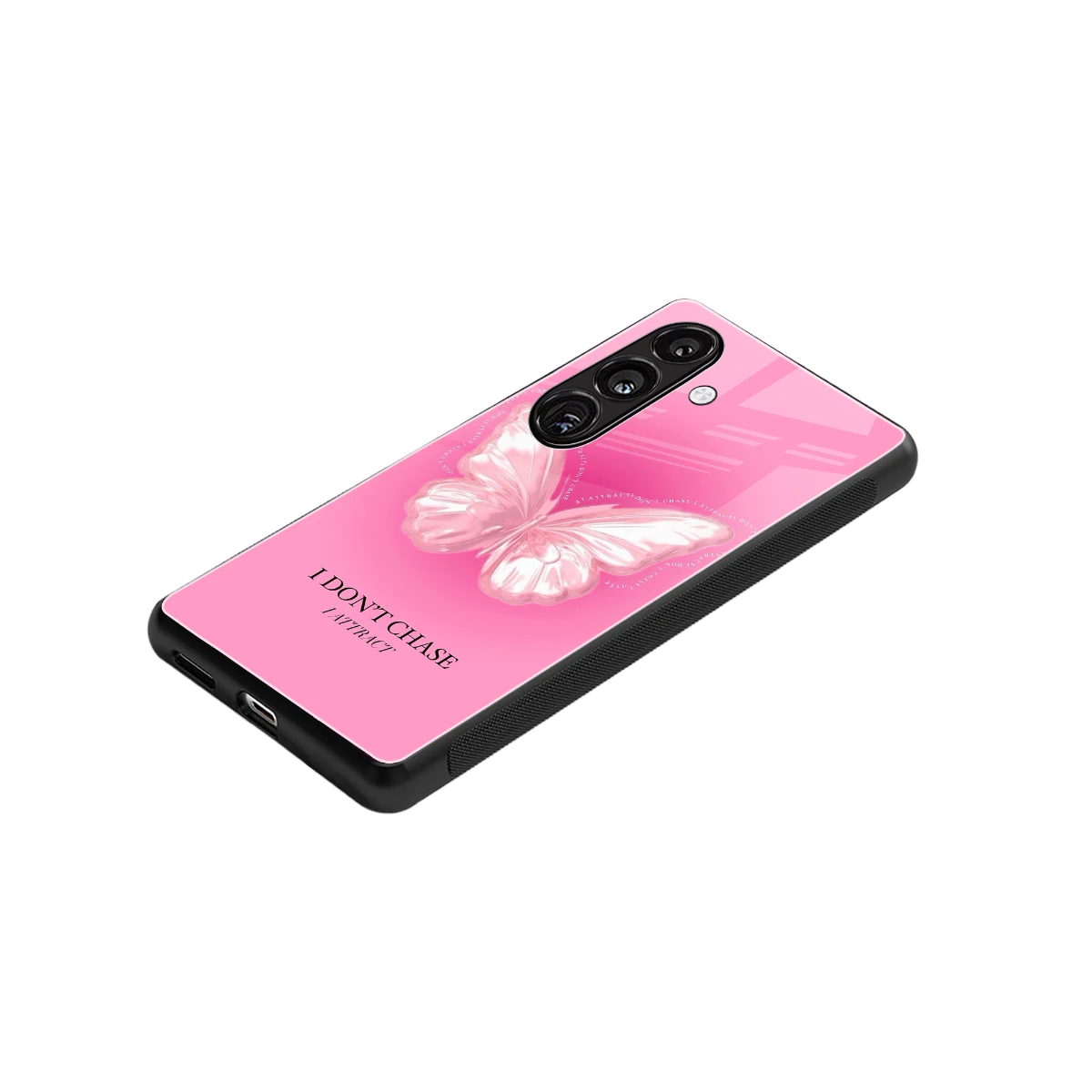 Attract Mode stylish phone case for samsung galaxy s25 | glossy glass and slim fit