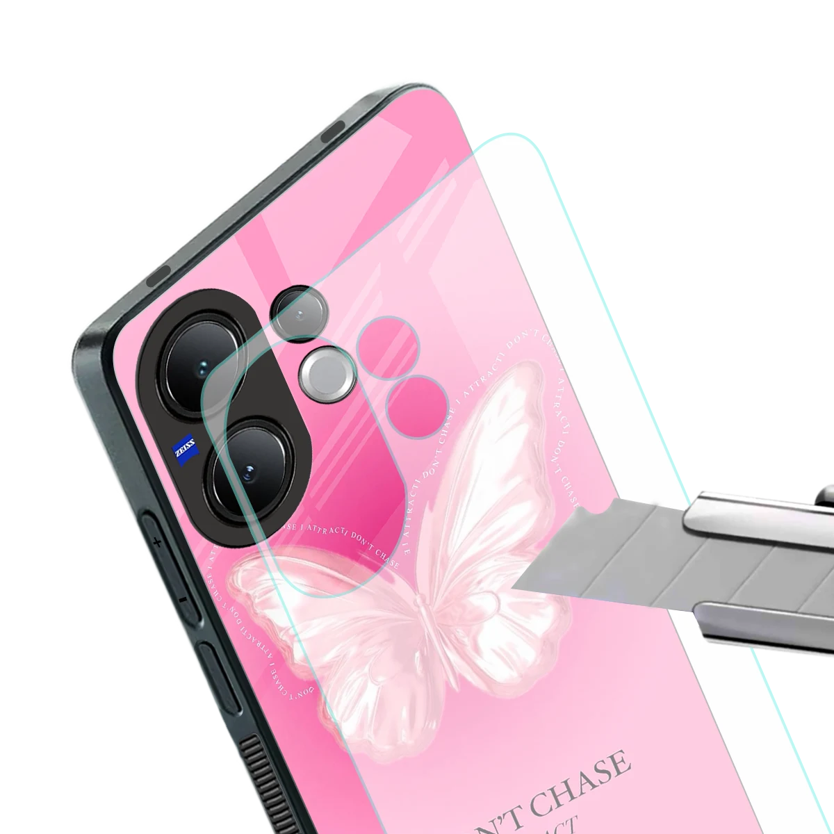 Attract Mode stylish phone case for vivo v60 | glossy glass and slim fit