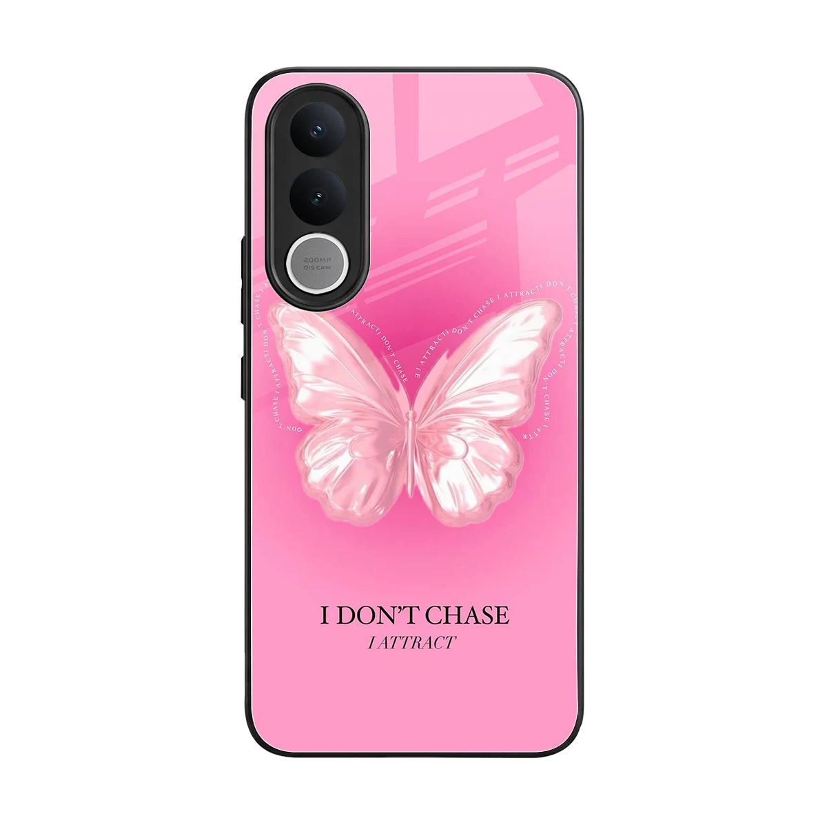 Attract Mode back phone cover | glass case for vivo v70 fe