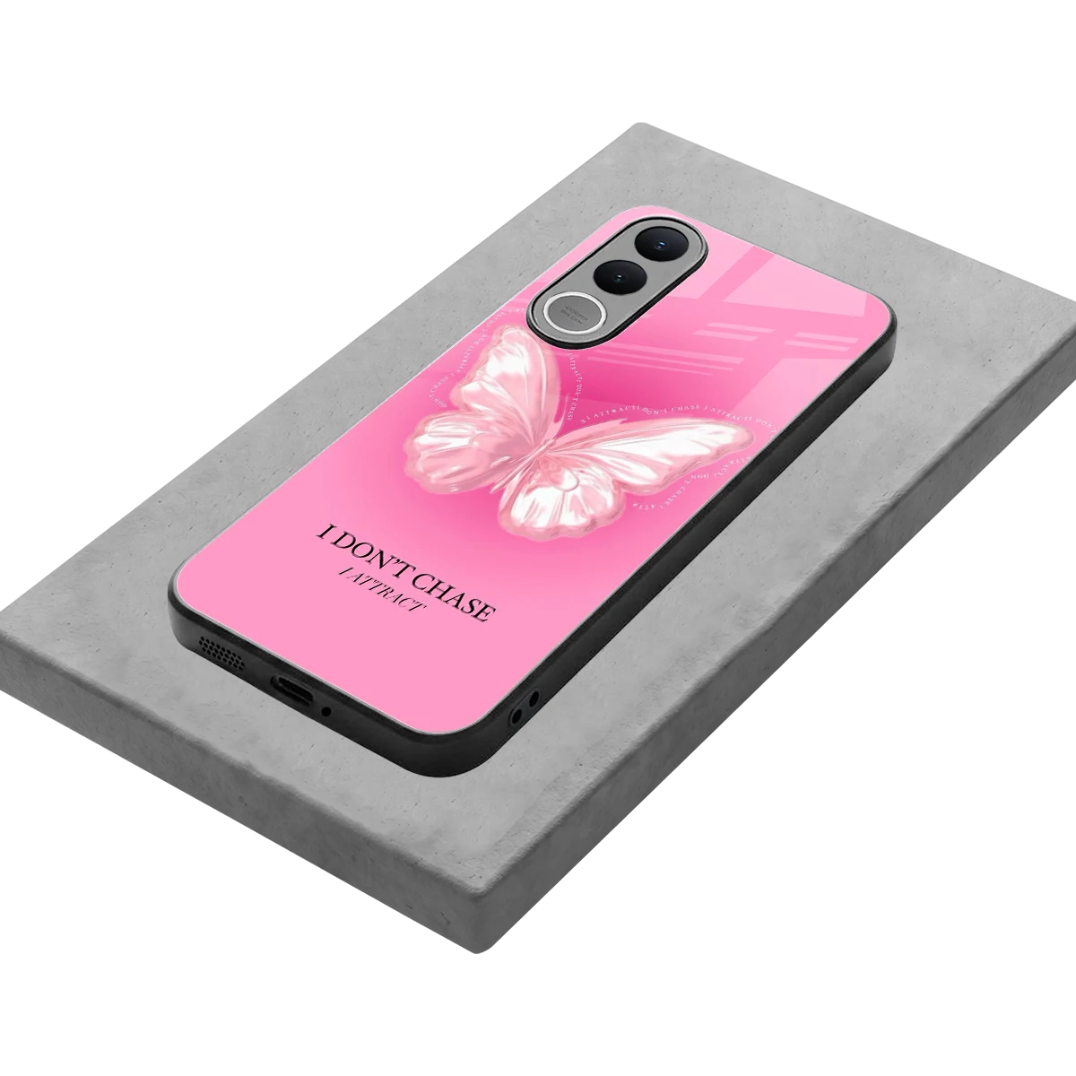 Attract Mode stylish phone case for vivo v70 fe | glossy glass and slim fit