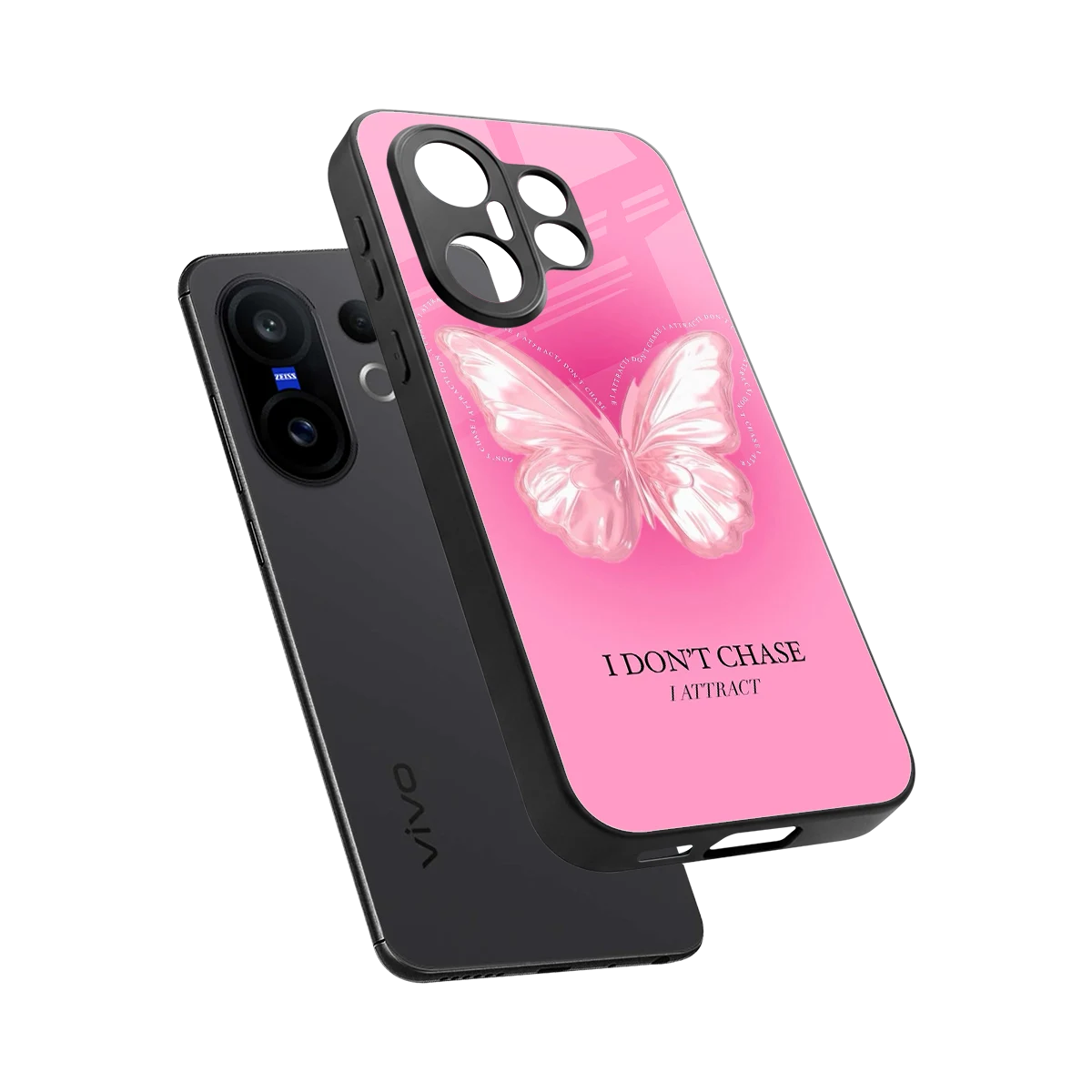 Attract Mode sleek vivo x200 fe cover with tempered glass back and TPU edges
