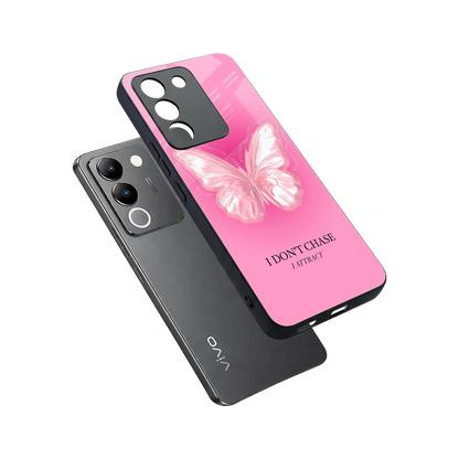 Attract Mode sleek vivo y200 5g cover with tempered glass back and TPU edges