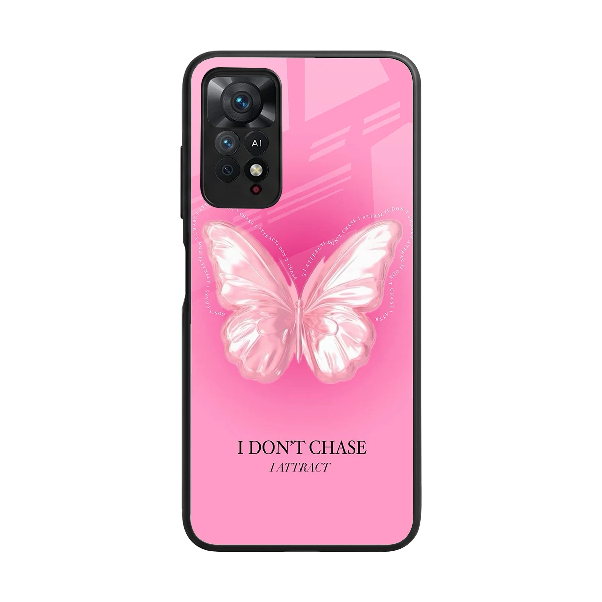 Attract Mode back phone cover | glass case for redmi note 11 pro