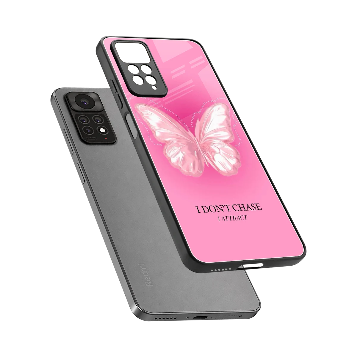 Attract Mode sleek redmi note 11 pro cover with tempered glass back and TPU edges