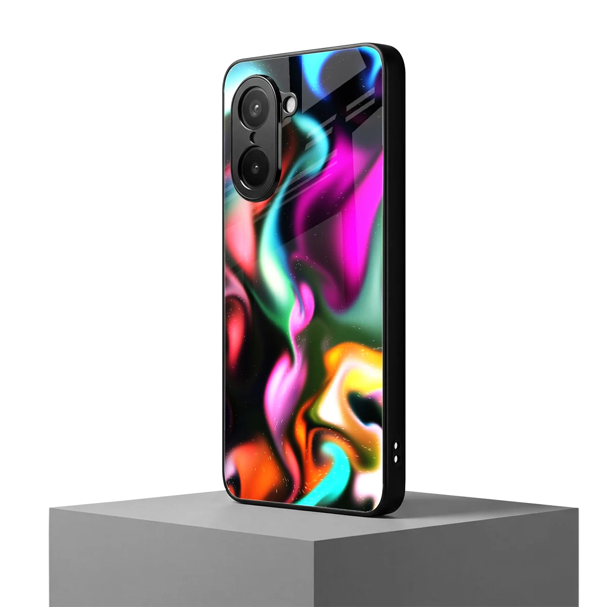 Aurora Glow oneplus nord ce5 5g mobile cover | shockproof glass phone case