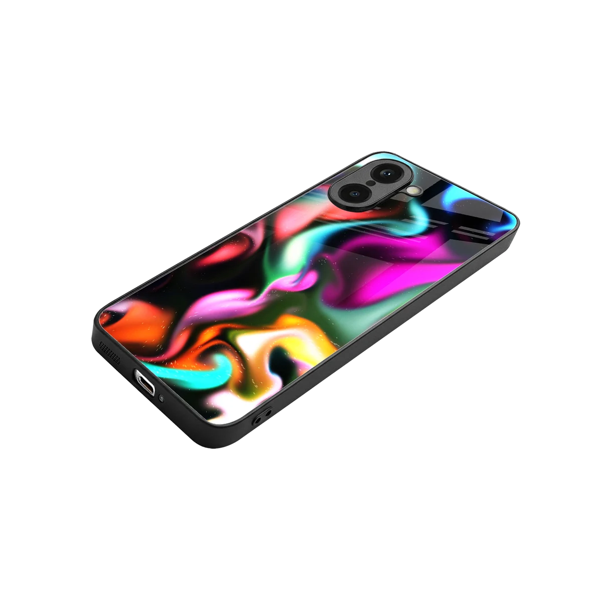 Aurora Glow stylish phone case for oneplus nord ce5 5g | glossy glass and slim fit