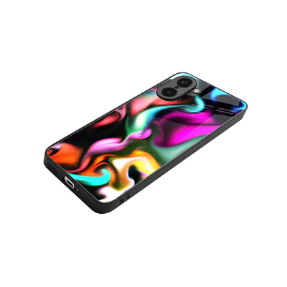 Aurora Glow stylish phone case for oneplus nord ce5 5g | glossy glass and slim fit