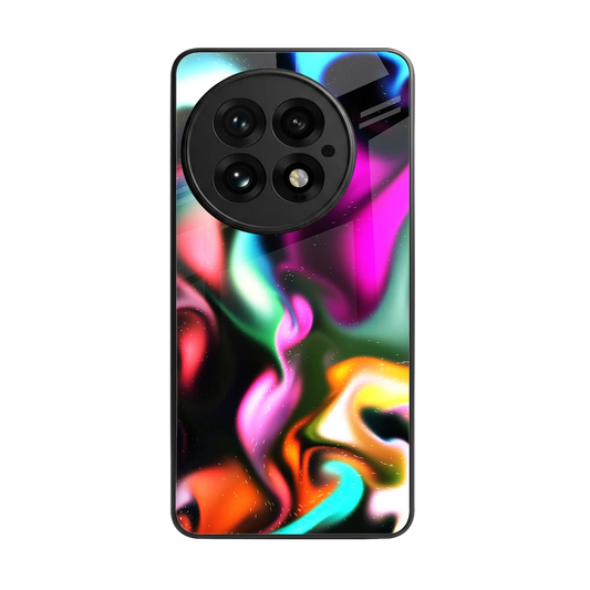 Aurora Glow back phone cover | glass case for oneplus 13