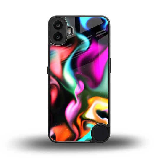 Aurora Glow back phone cover | glass case for cmf nothing phone 1