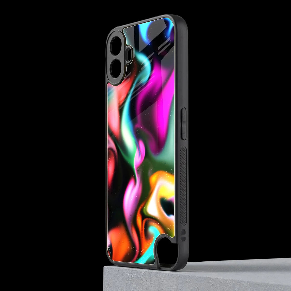 Aurora Glow cmf nothing phone 1 mobile cover | shockproof glass phone case