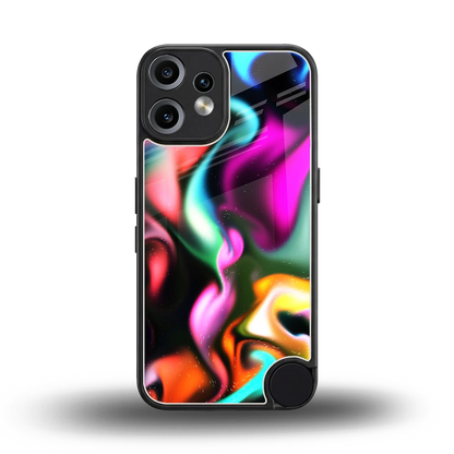 Aurora Glow back phone cover | glass case for cmf nothing phone 2 pro