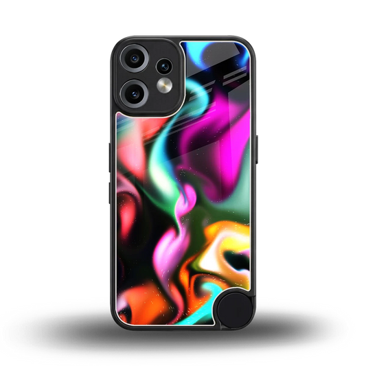Aurora Glow back phone cover | glass case for cmf nothing phone 2 pro
