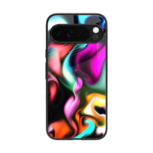 Aurora Glow back phone cover | glass case for google pixel 10 pro xl