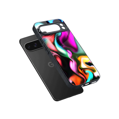Aurora Glow sleek google pixel 10 pro xl cover with tempered glass back and TPU edges
