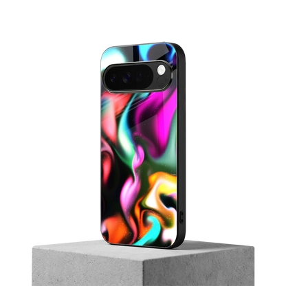 Aurora Glow google pixel 10 pro xl mobile cover | shockproof glass phone case