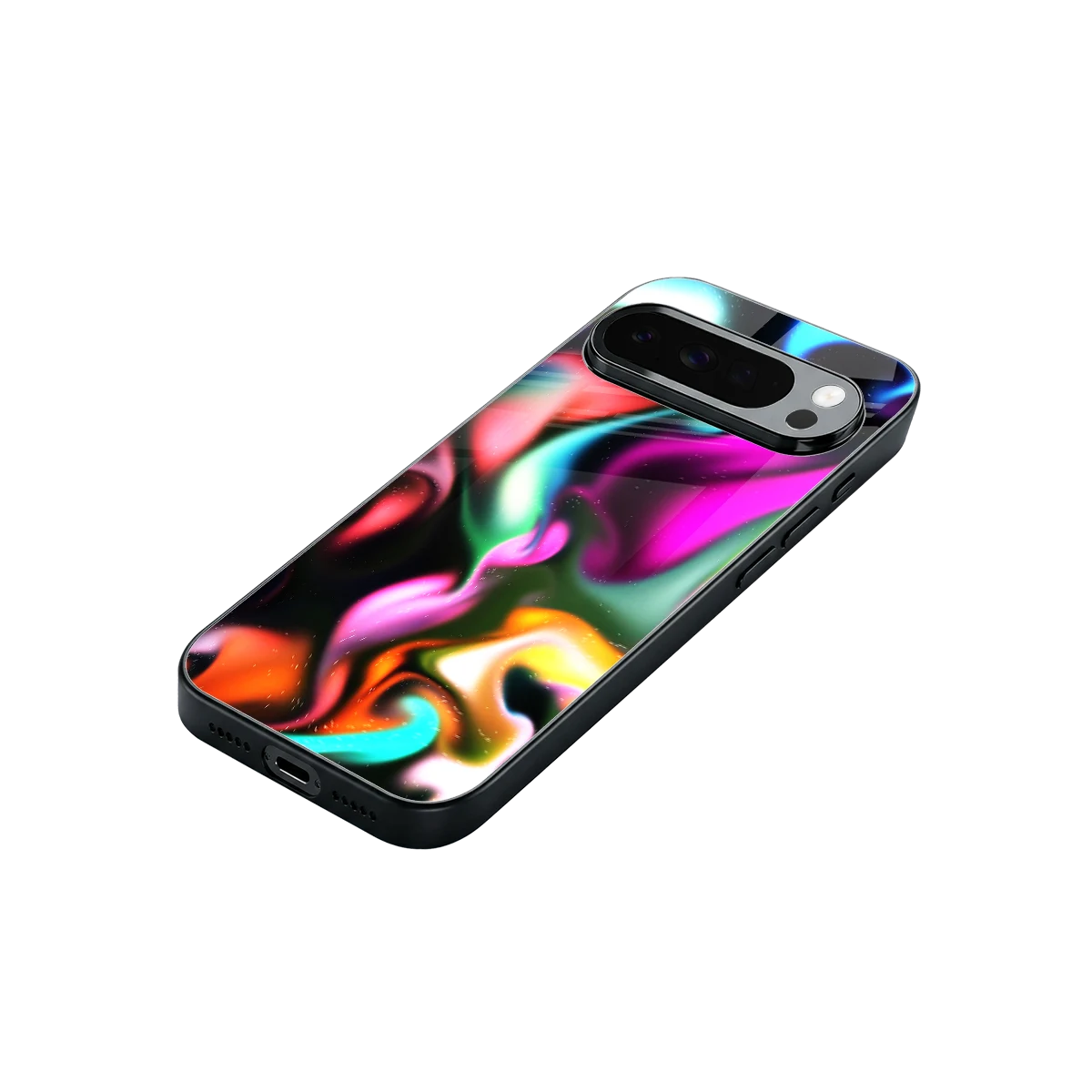 Aurora Glow stylish phone case for google pixel 10 pro xl | glossy glass and slim fit