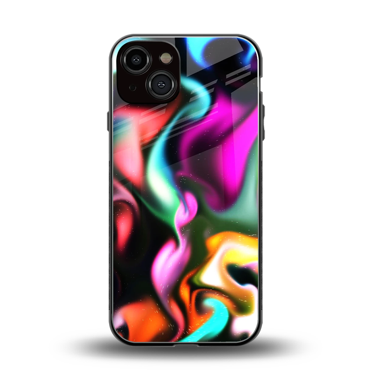 Aurora Glow back phone cover | glass case for iphone 13