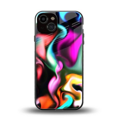 Aurora Glow back phone cover | glass case for iphone 13