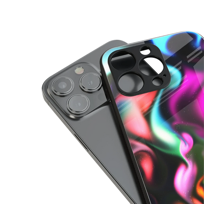 Aurora Glow stylish phone case for iphone 14 | glossy glass and slim fit