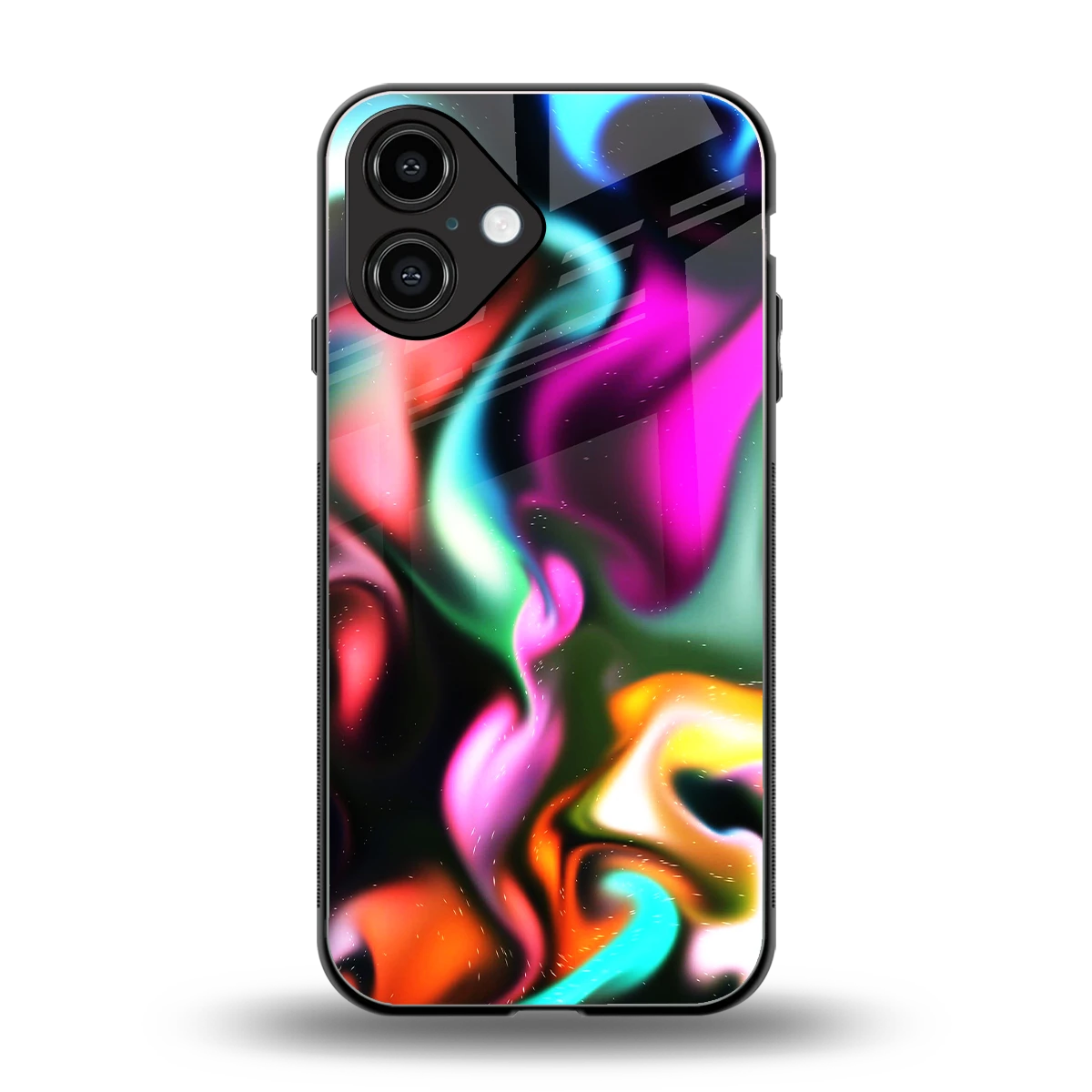Aurora Glow back phone cover | glass case for iphone 16