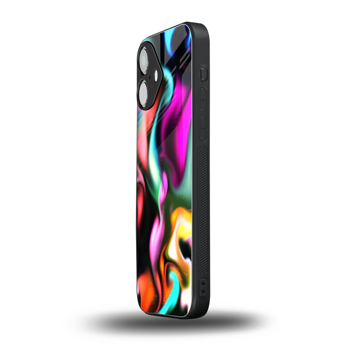 Aurora Glow iPhone 16 mobile cover | shockproof glass phone case