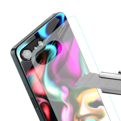 Aurora Glow stylish phone case for iphone 16e | glossy glass and slim fit