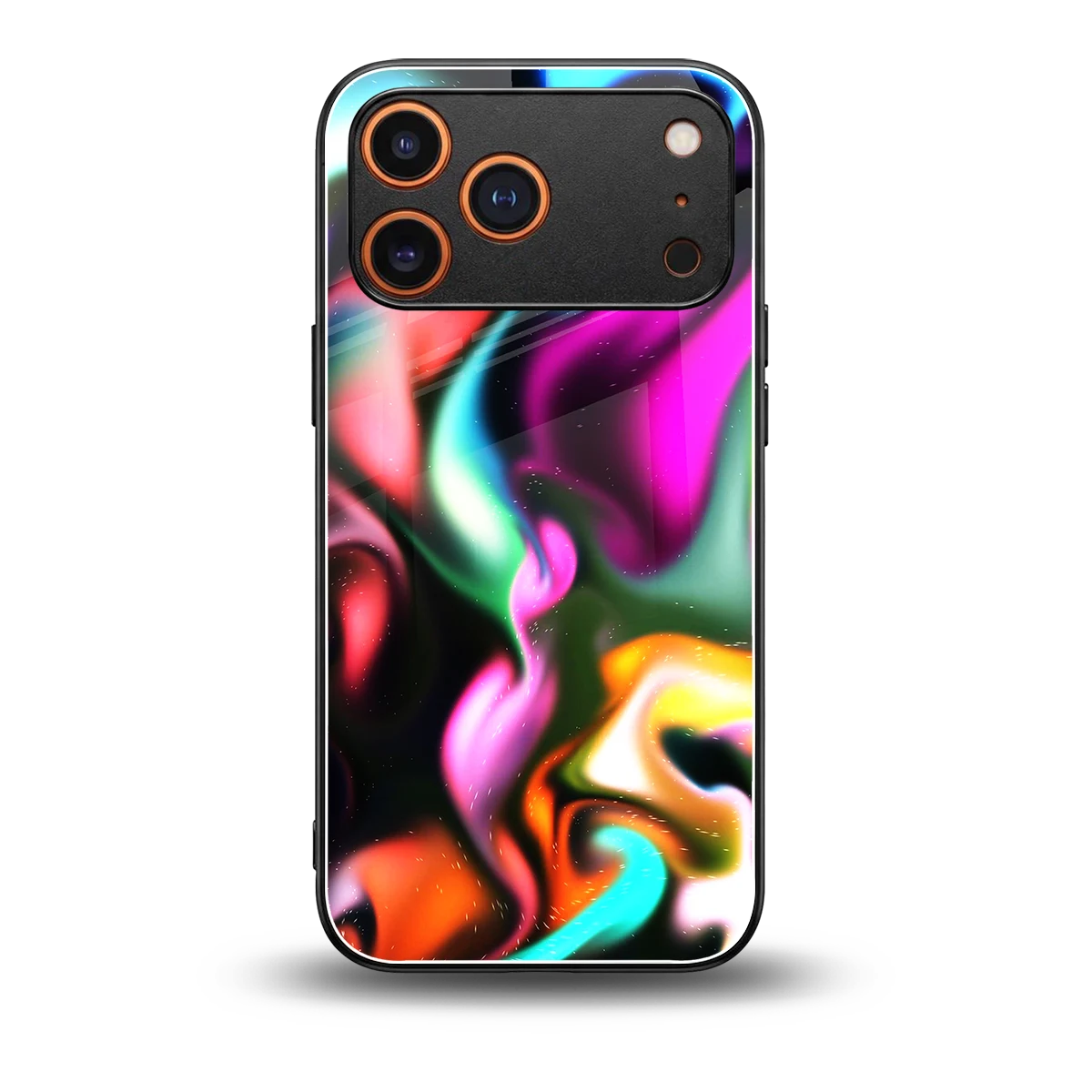 Aurora Glow back phone cover | glass case for iphone 17 pro