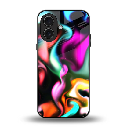 Aurora Glow back phone cover | glass case for iphone 17
