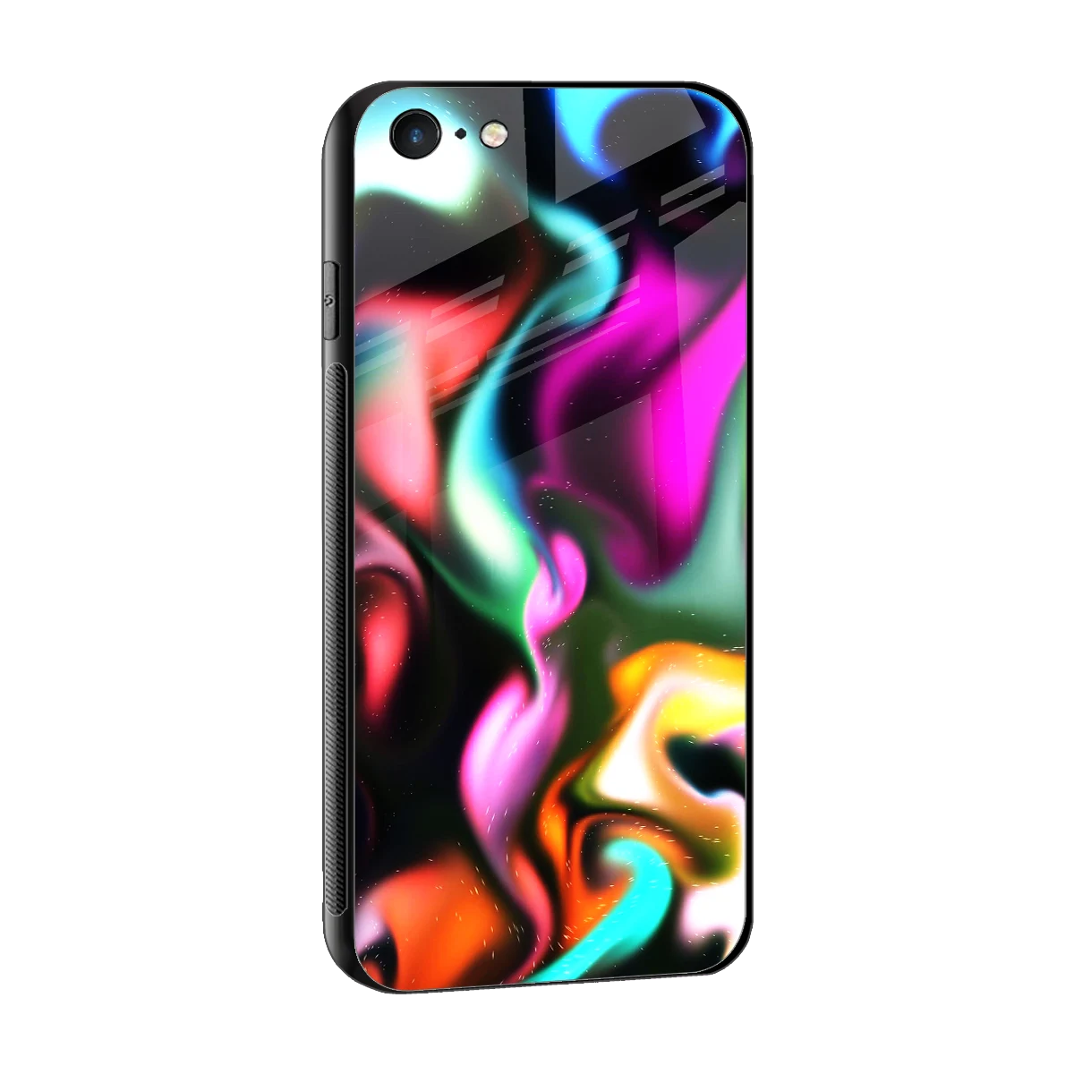 Aurora Glow sleek iphone 6 cover with tempered glass back and TPU edges