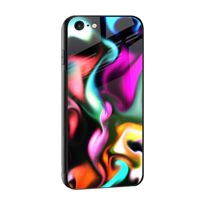 Aurora Glow sleek iphone 6s plus cover with tempered glass back and TPU edges