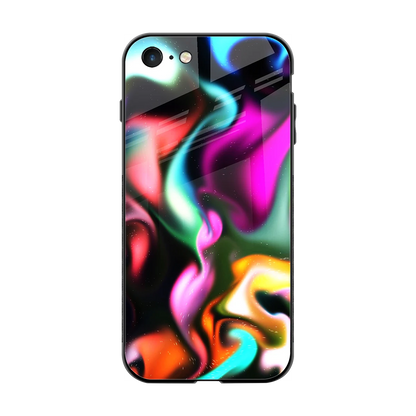 Aurora Glow back phone cover | glass case for iphone 7