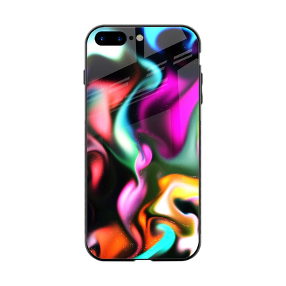 Aurora Glow back phone cover | glass case for iphone 7 plus