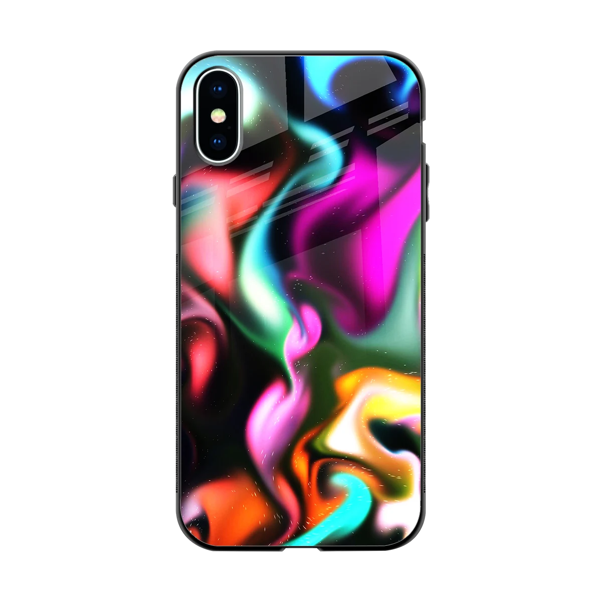 Aurora Glow back phone cover | glass case for iphone x
