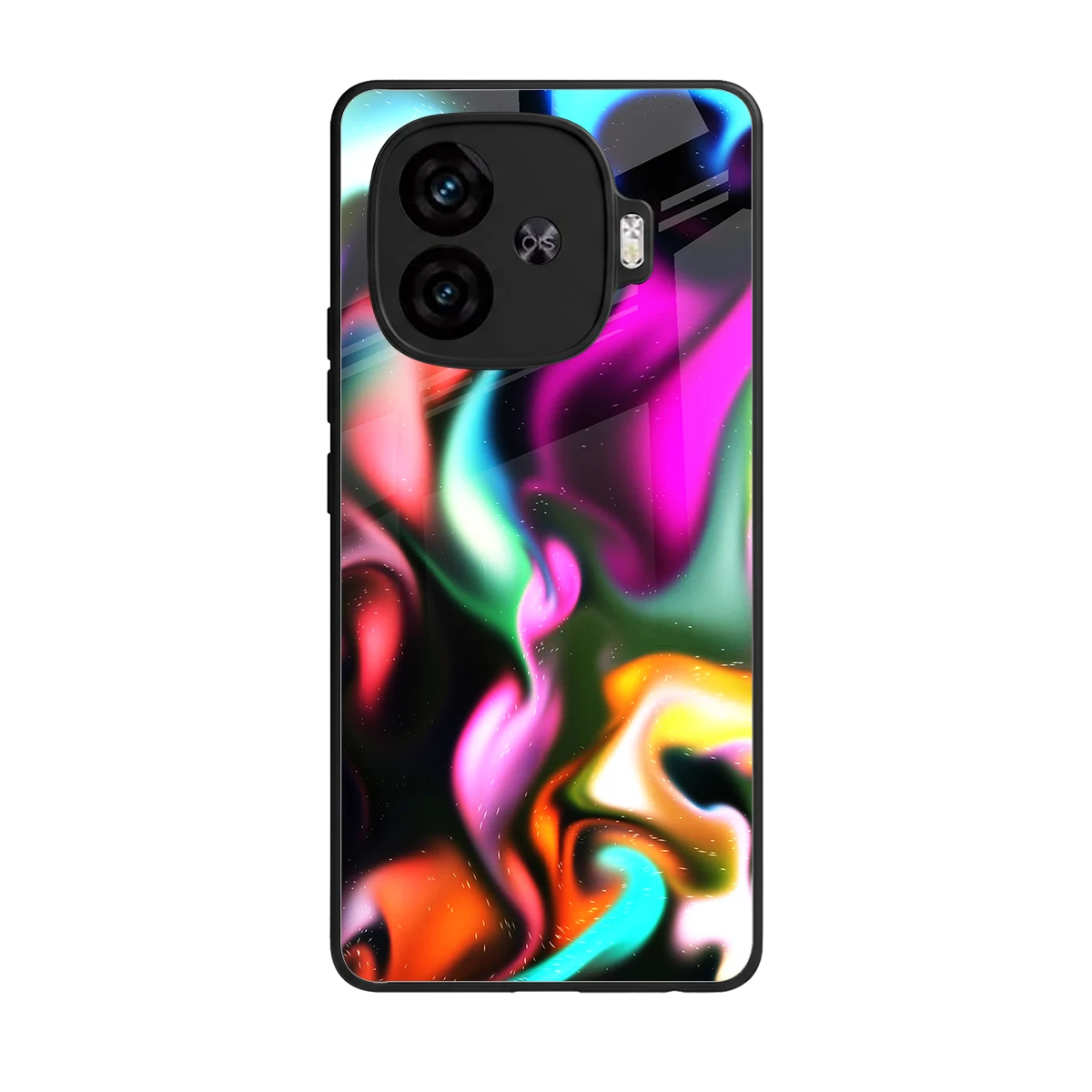Aurora Glow back phone cover | glass case for iqoo neo 10r 5g
