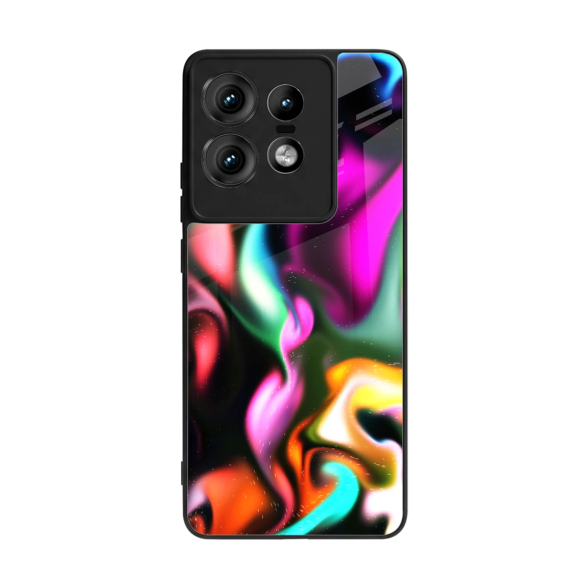 Aurora Glow back phone cover | glass case for motorola edge 50 pro