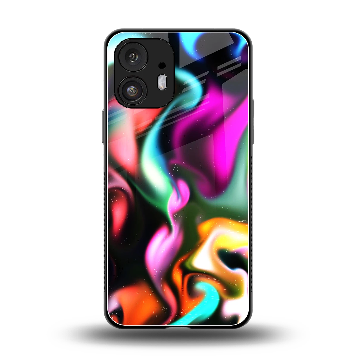 Aurora Glow back phone cover | glass case for nothing phone 2