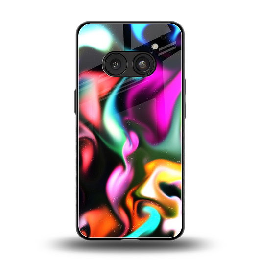 Aurora Glow back phone cover | glass case for nothing phone 2a
