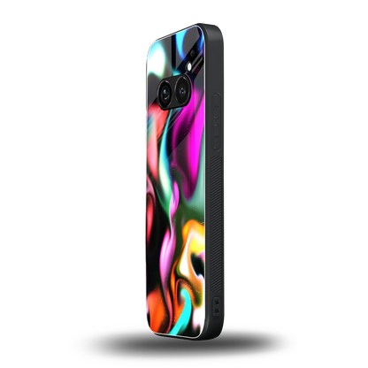 Aurora Glow nothing phone 2a mobile cover | shockproof glass phone case