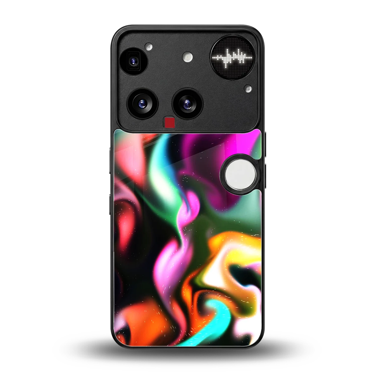 Aurora Glow back phone cover | glass case for nothing phone 3