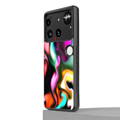 Aurora Glow nothing phone 3 mobile cover | shockproof glass phone case