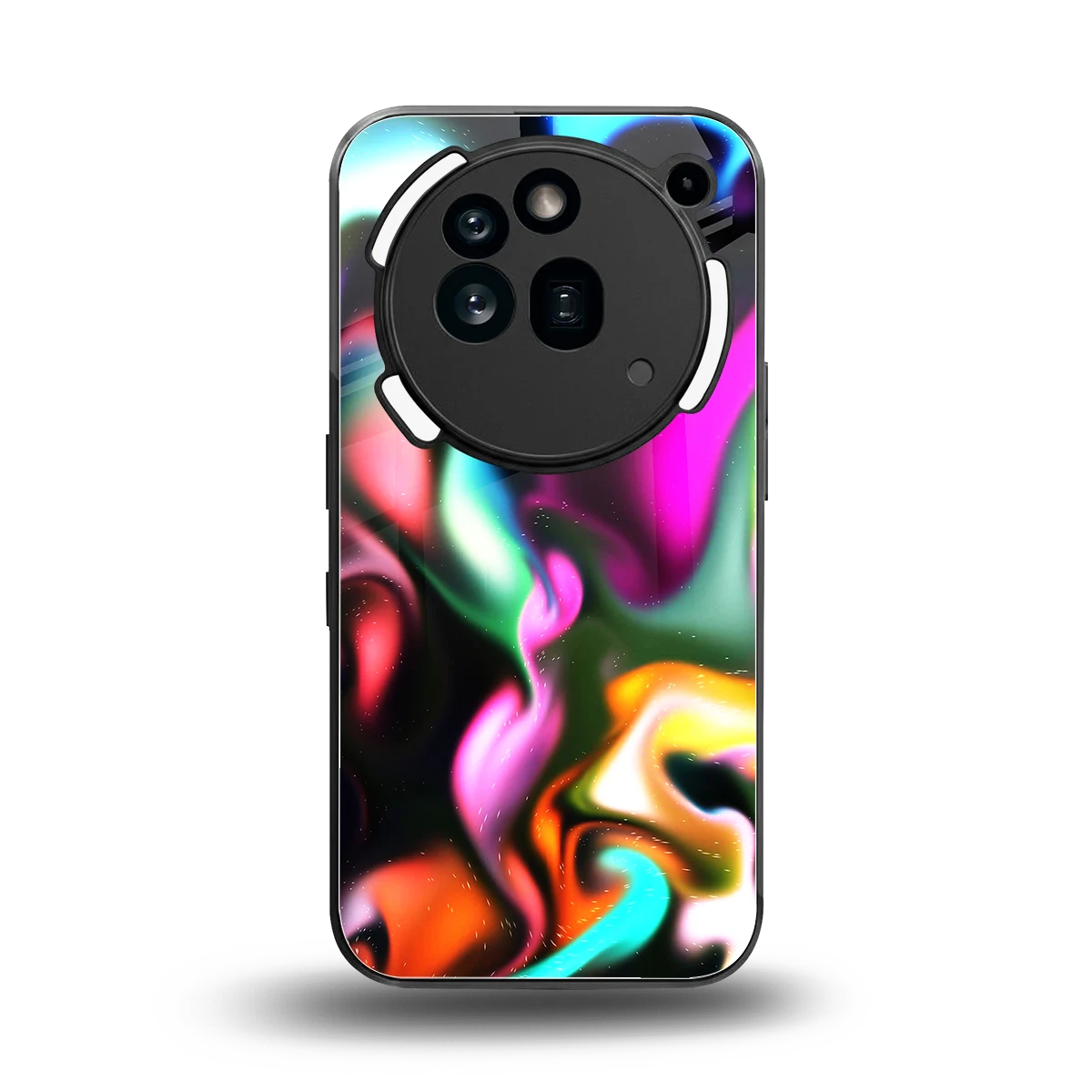 Aurora Glow back phone cover | glass case for nothing phone 3a pro