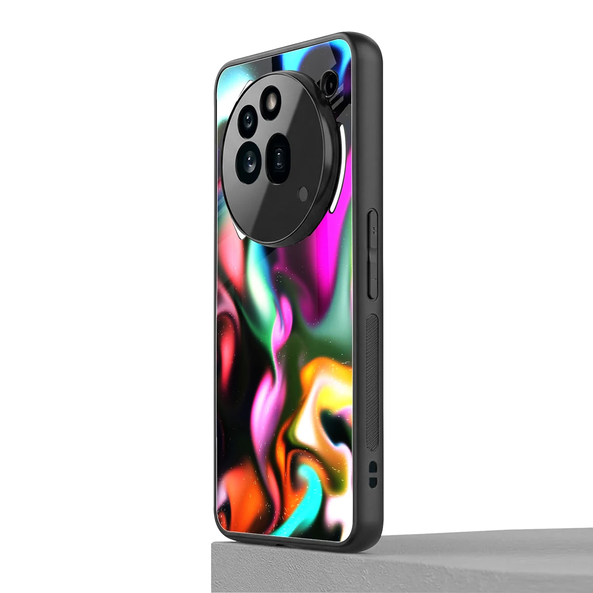 Aurora Glow nothing phone 3a pro mobile cover | shockproof glass phone case