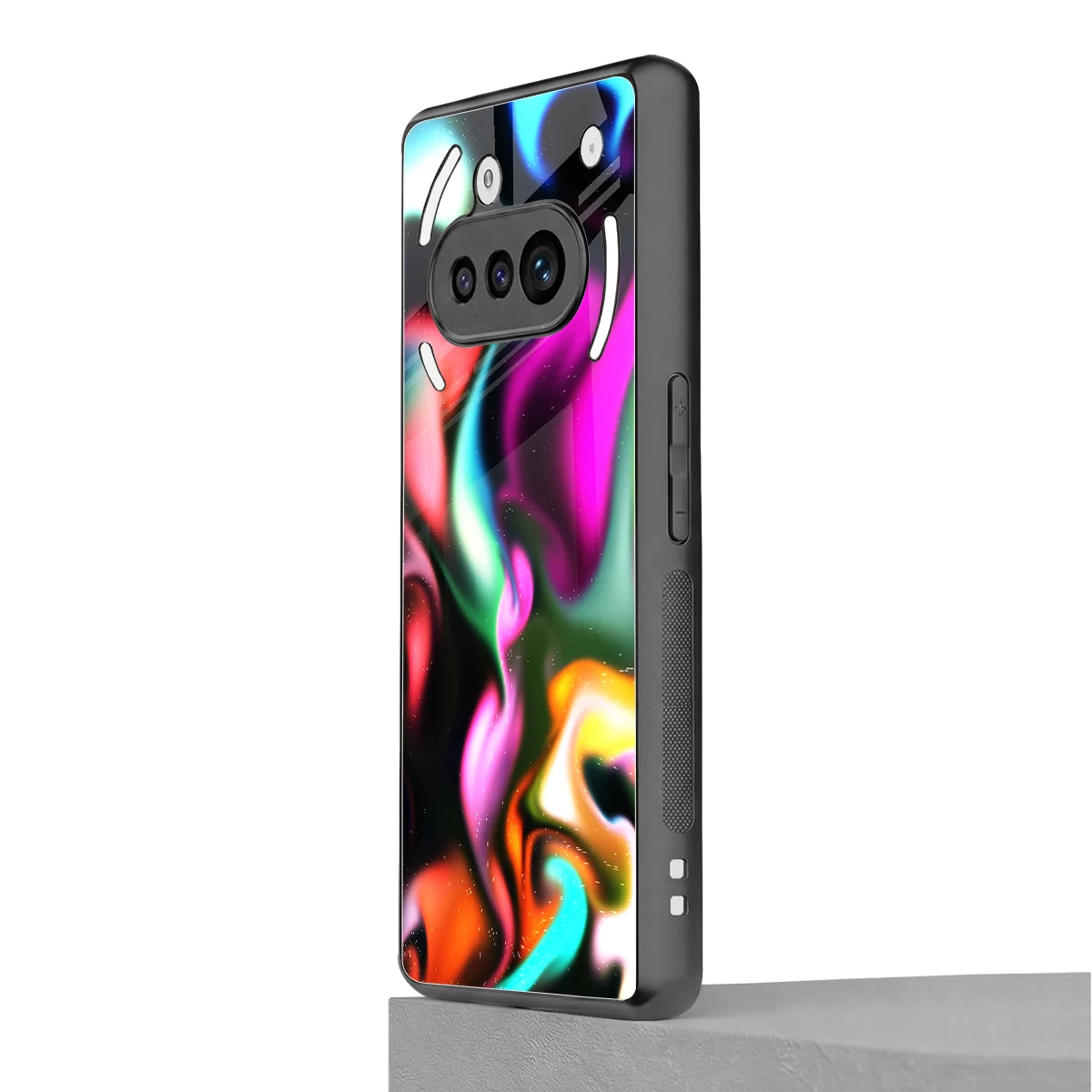 Aurora Glow nothing phone 3a mobile cover | shockproof glass phone case